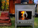Wood-Fired Hot Tub - Fire