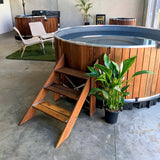 Bath Entry Steps - Premium Australian Timber