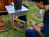 Wood-Fired Water Heater, Hot Tub