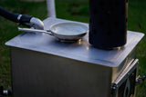 Wood-Fired Tub Heating System with Cooktop (Electricity-free)