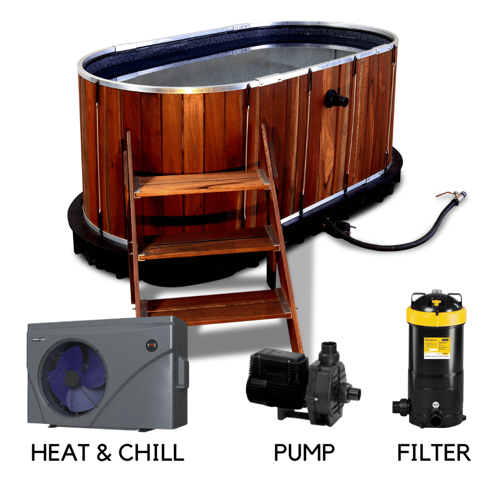 Electric Hot/Cold Tub - Medium Oval – Ember Hot Tubs