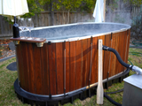 Medium Hot Tub Steaming