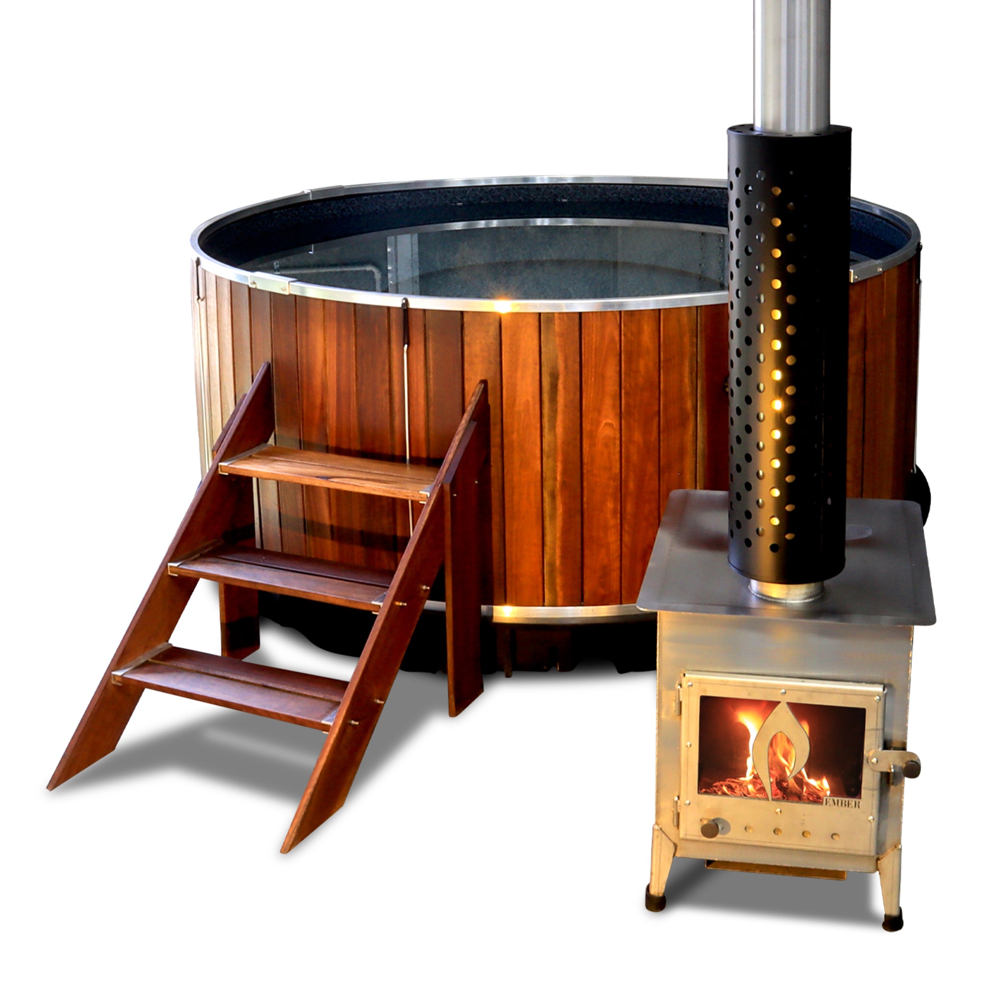 Wood-Fired Hot Tub - Large (2.0m Circular)